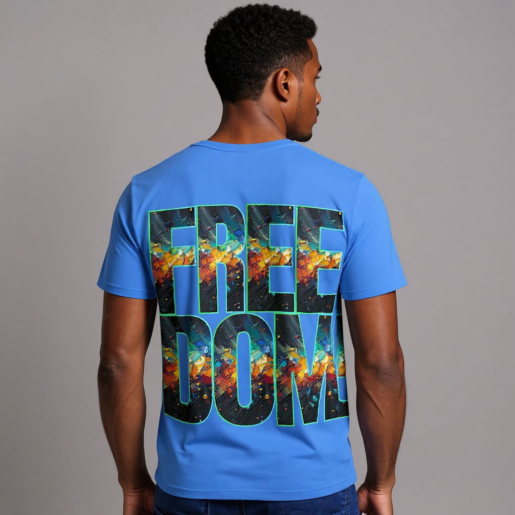 SoftSoul™ V-Neck Tee | "Freedom is What You Do..."