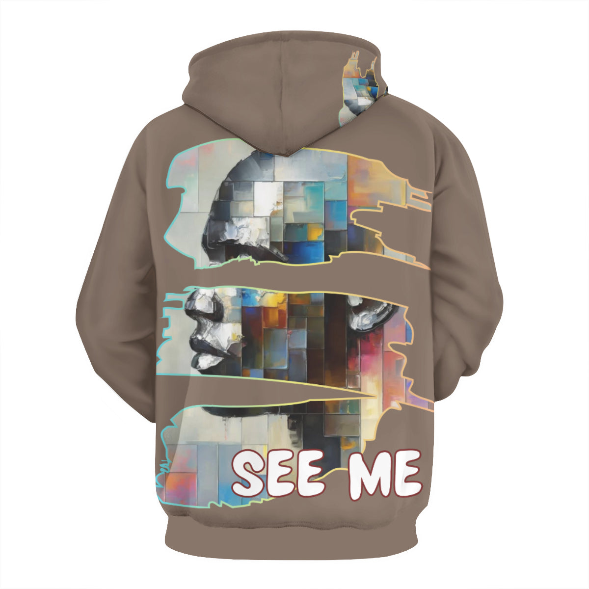 Men's Lightweight Hoodie | 200GSM Air Layer Fabric - "See Me"