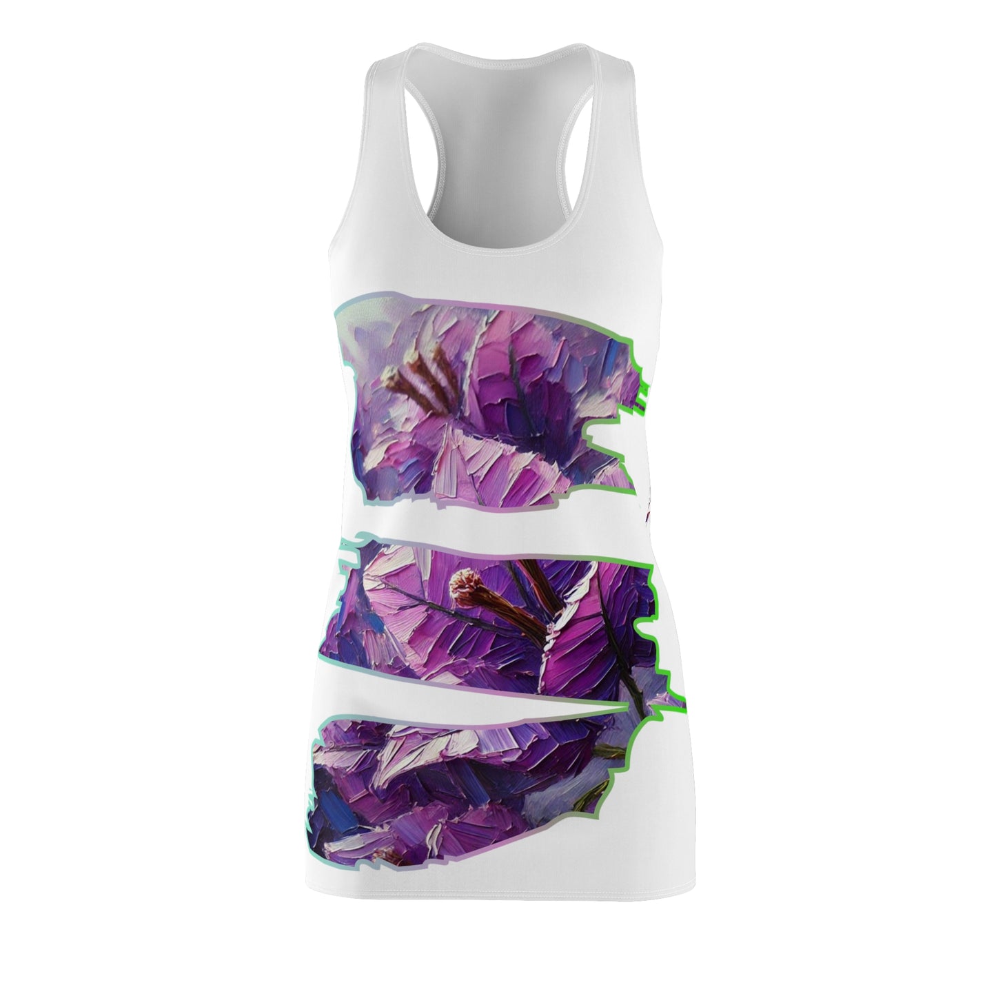 Women's Cut & Sew Racerback Dress (AOP) Floral Print