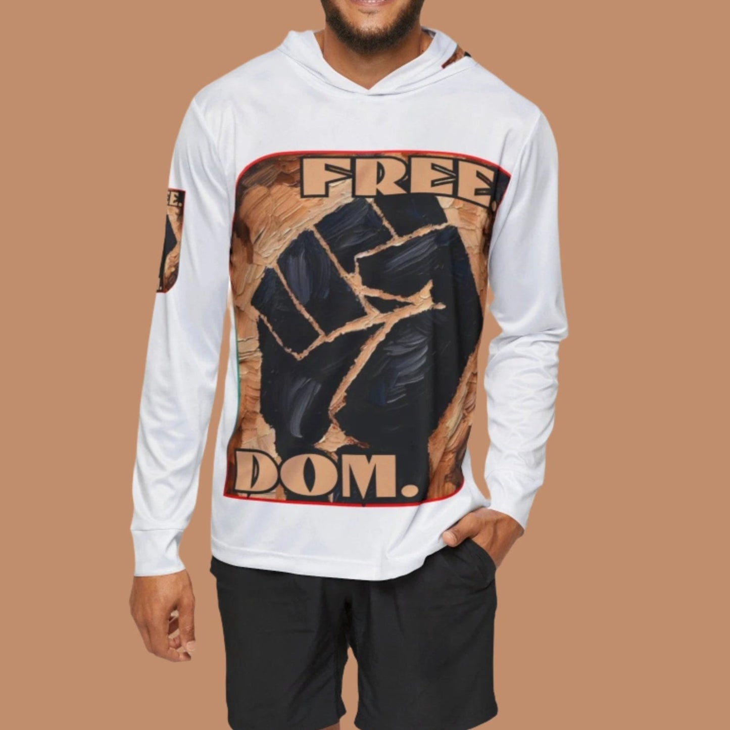 Men's Sports Warmup Hoodie "FREE.DOM."