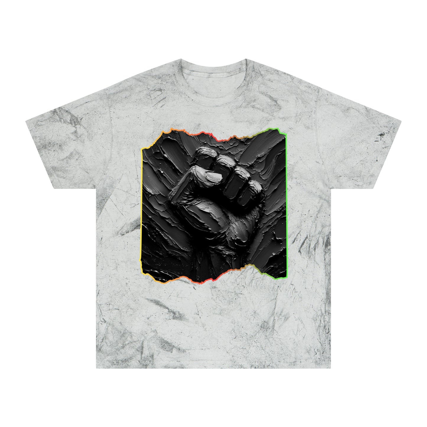 Unisex Color Blast T-Shirt "Black Power" Anti-Racism, Black Consciousness, Black Pride, One Love, Inclusion Diversity, Immigrant Outsiders, Togetherness, FashionWithPurpose, Conscious Clothing, Cultural Identity, Black Inspiration Empowerment