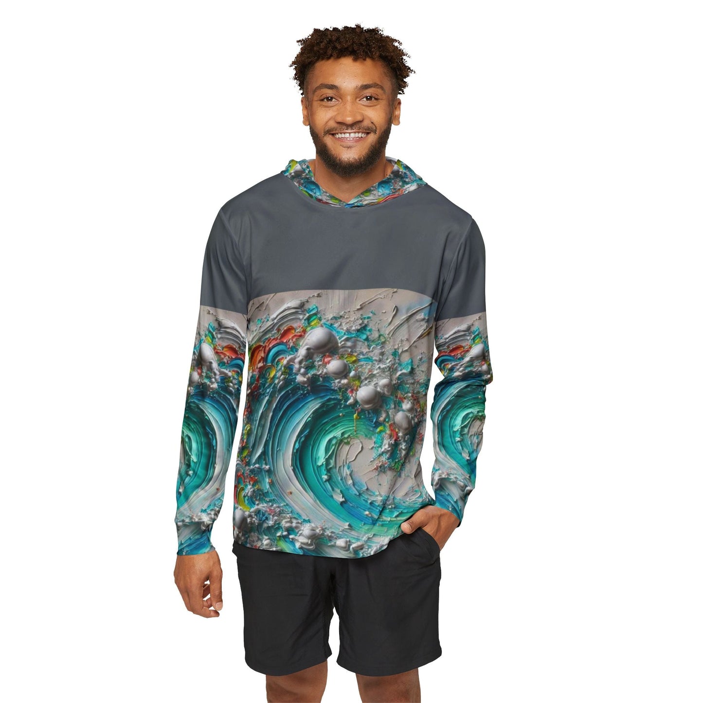 Men's Sports Warmup Hoodie (AOP), Abstract Paint Print