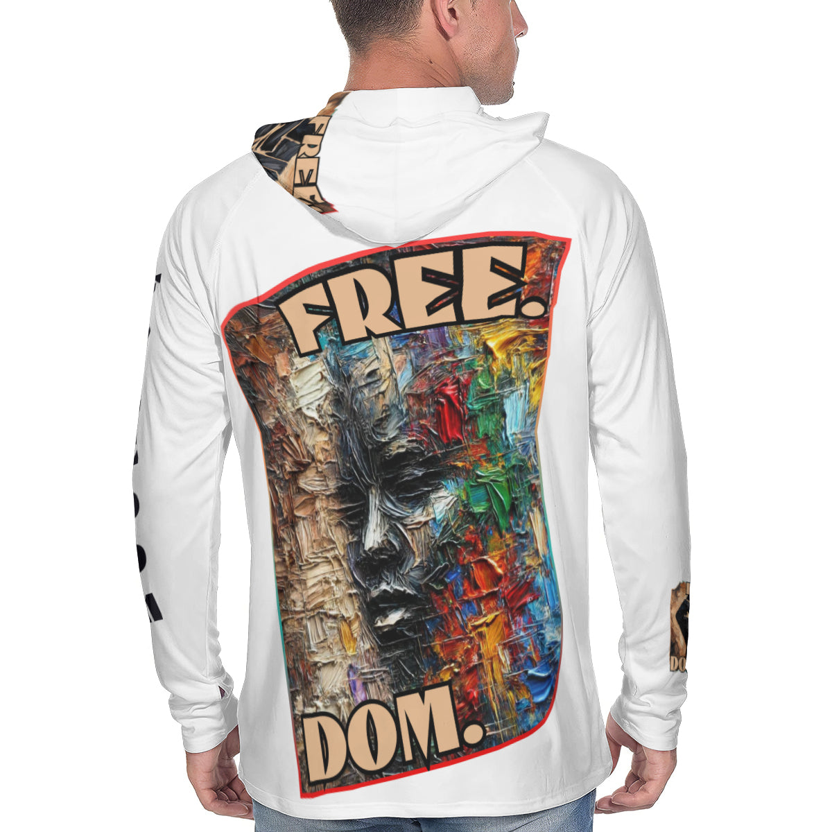 Men's Sun Protection Long Sleeve Hoodie | "Free.Dom."