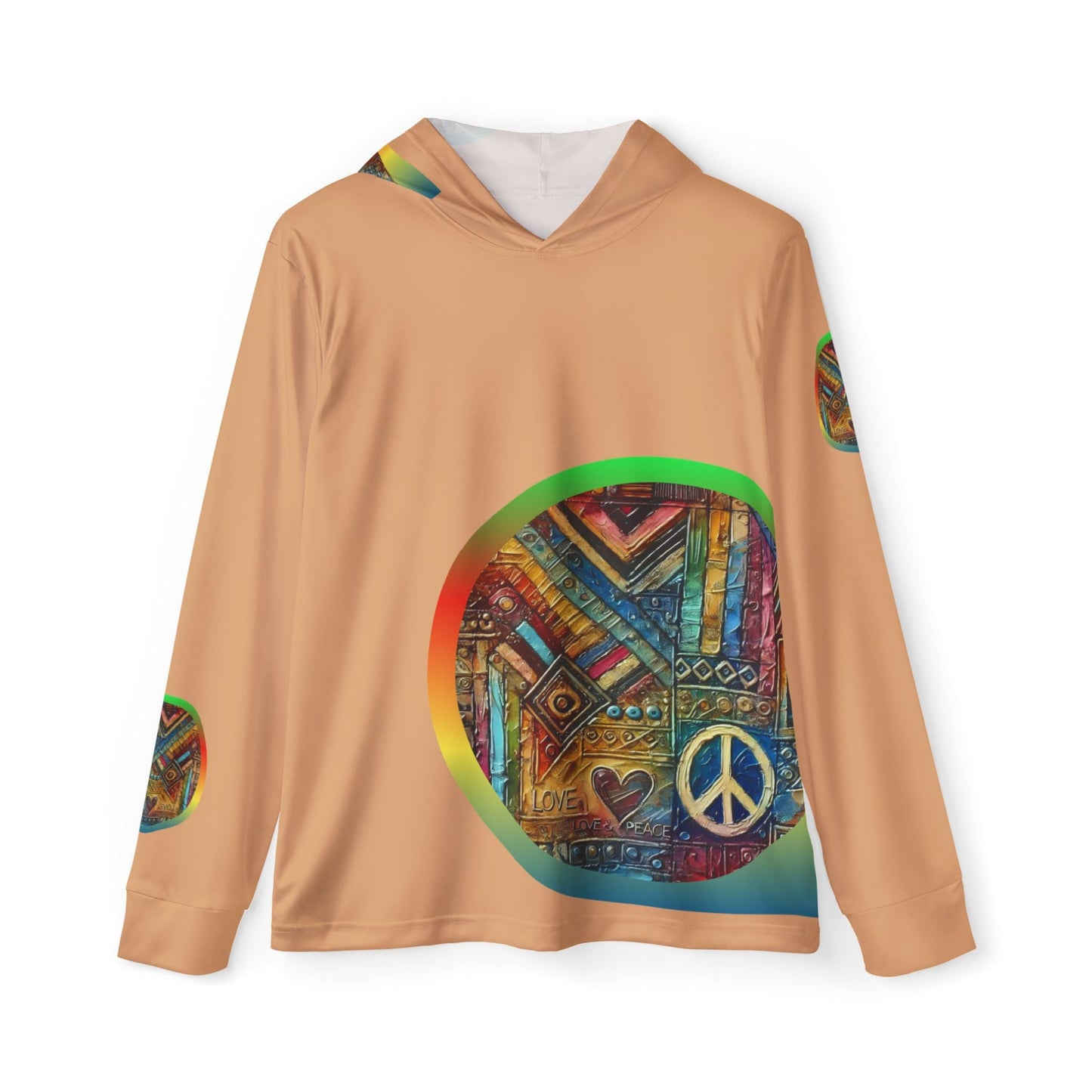 Men's Sports Warmup Hoodie (African Abstract Print)