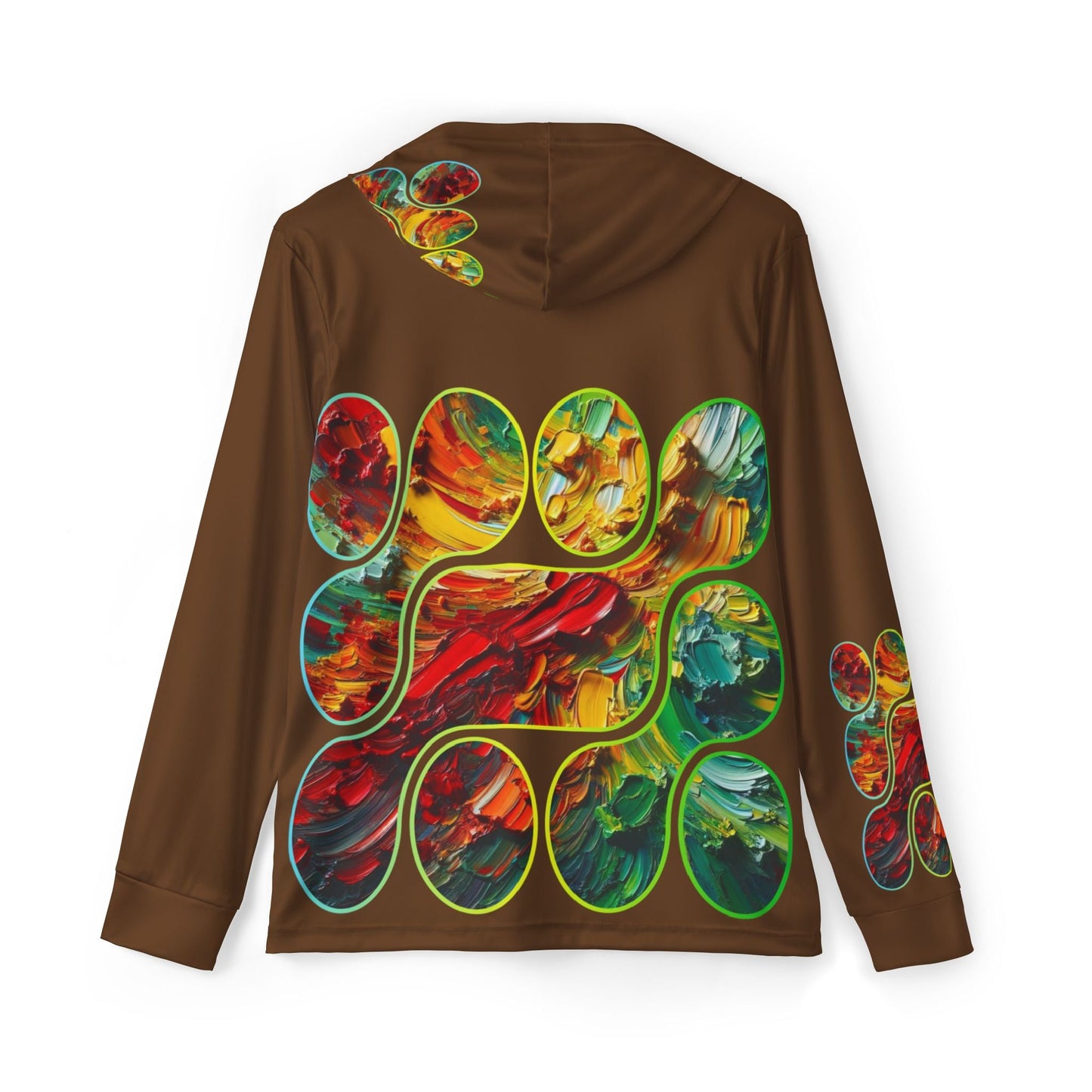 Men's Sports Warmup Hoodie (AOP), Abstract Paint Print