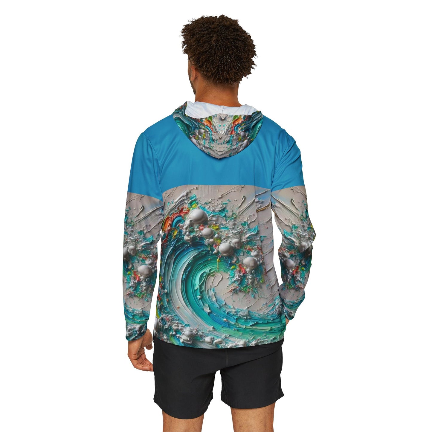 Men's Sports Warmup Hoodie (AOP), Abstract Paint Print