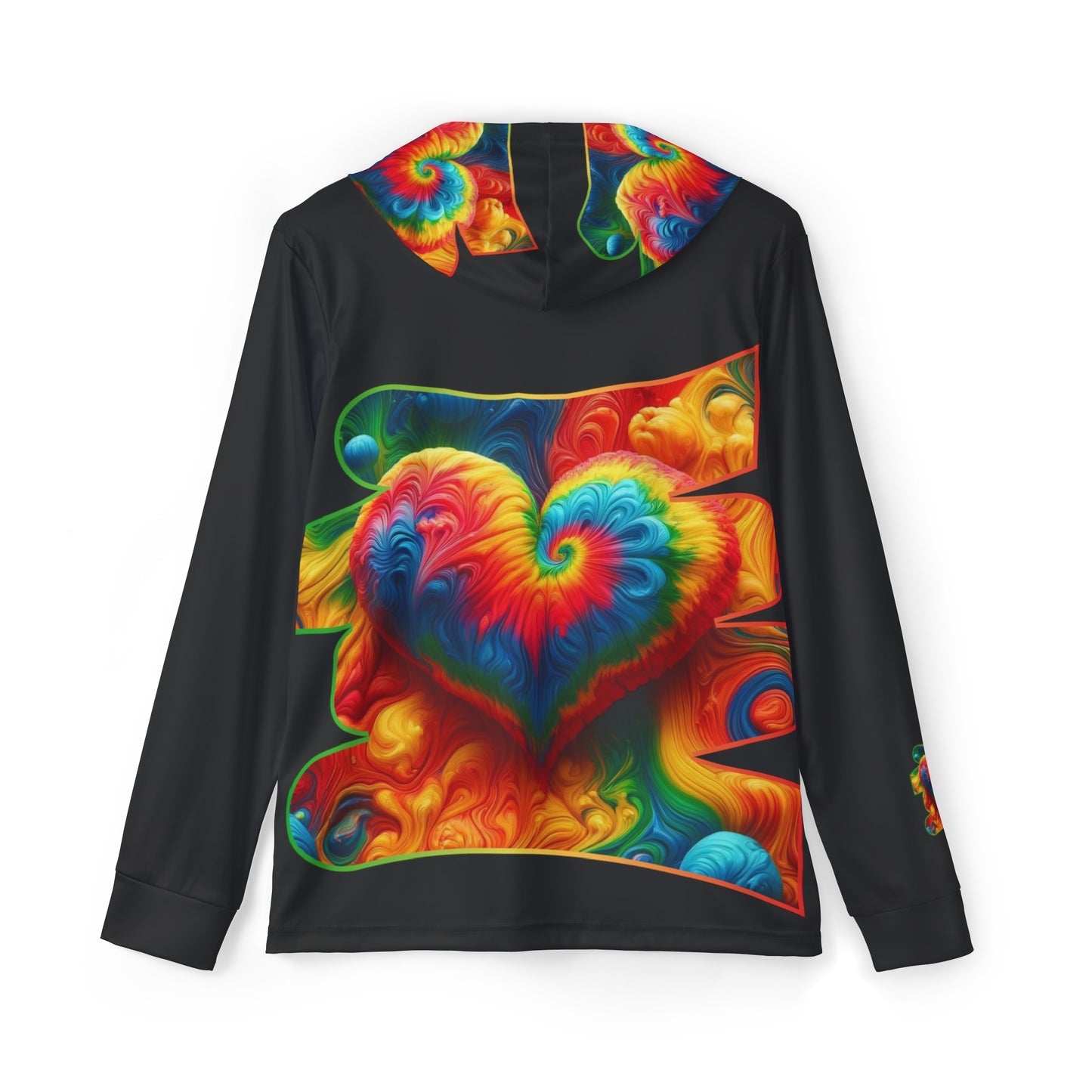 Men's Sports Warmup Hoodie (AOP), "Love"