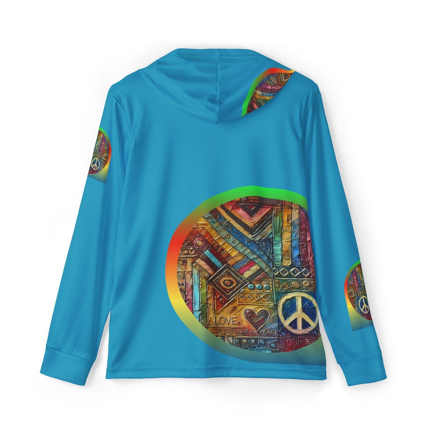 Men's Sports Warmup Hoodie (African Abstract Print)