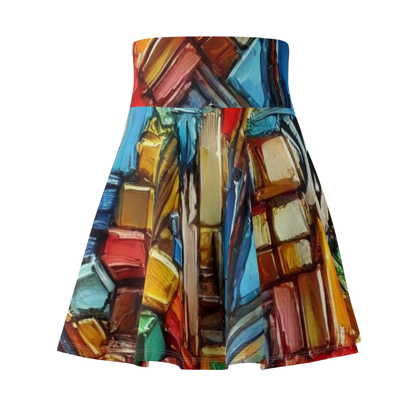 Women's Skater Skirt (AOP) Abstract Print