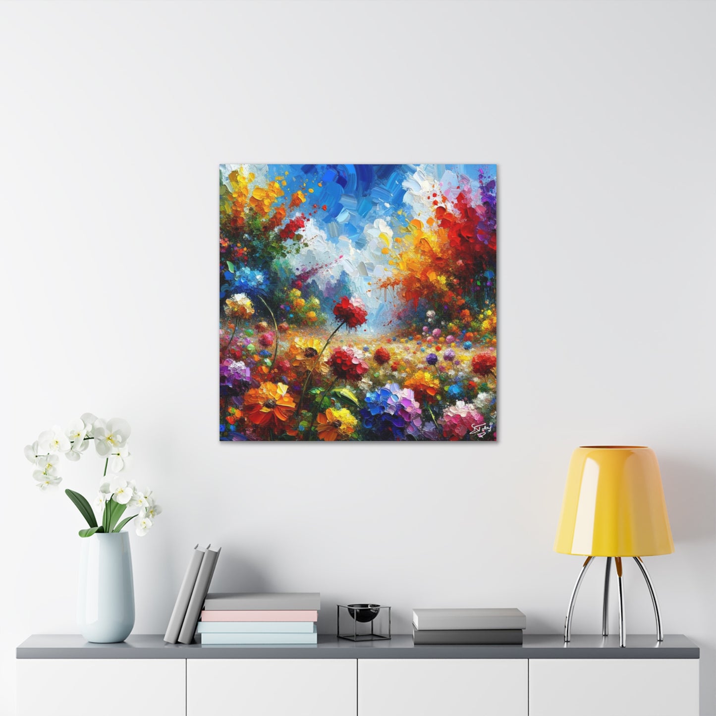 Art Print of Caribbean Flora & Fauna, Oil Finish, West Indian Art, Canvas Gallery Wraps