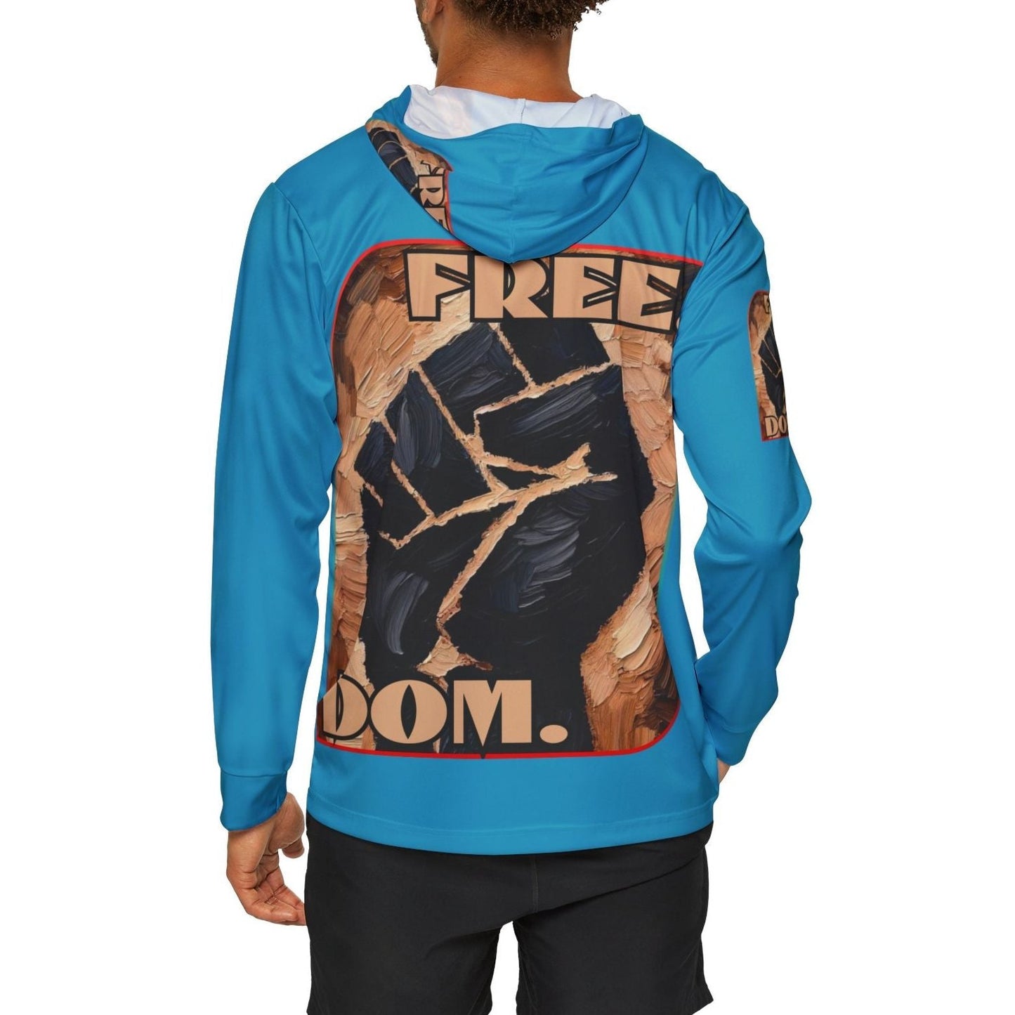 Men's Sports Warmup Hoodie "FREE.DOM."