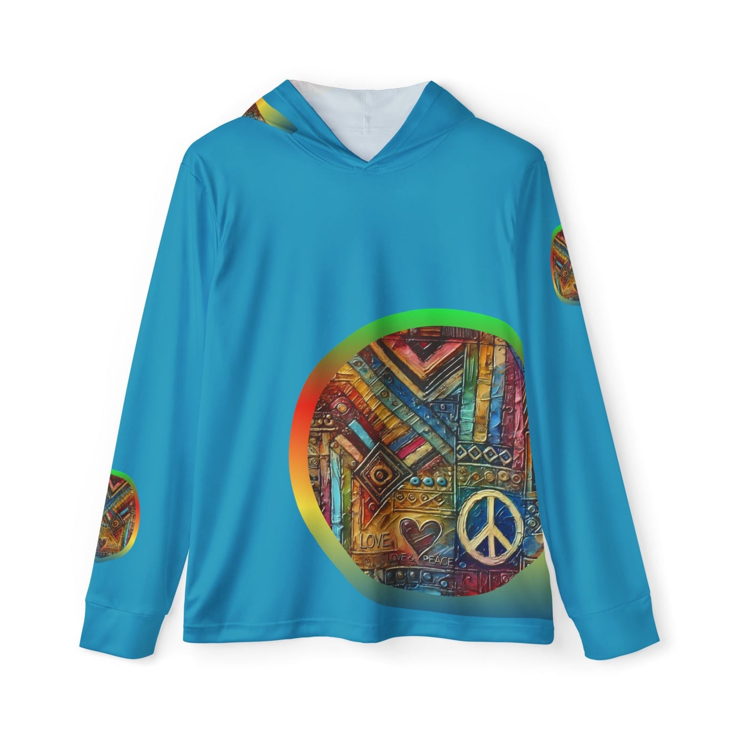 Men's Sports Warmup Hoodie (African Abstract Print)