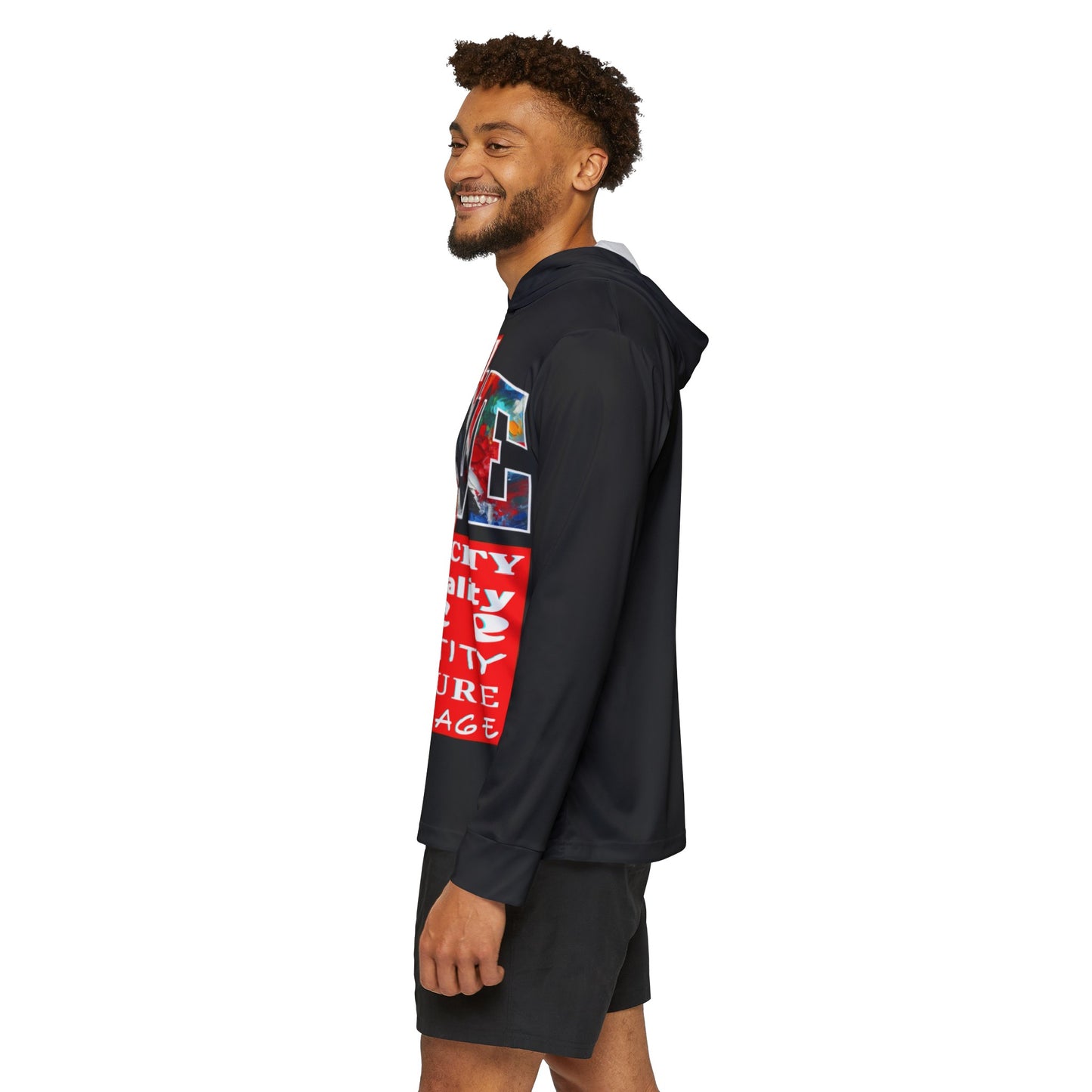 Men's Sports Warmup Hoodie (AOP), "I Love My ENRICH (Trinidad)"