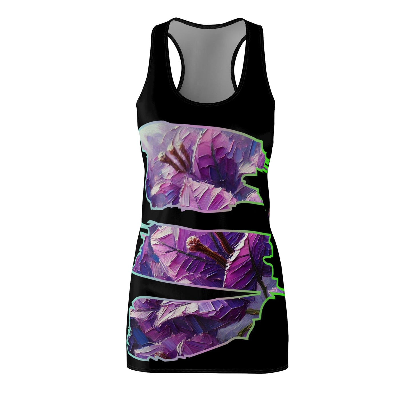 Women's Cut & Sew Racerback Dress (AOP) Floral Print