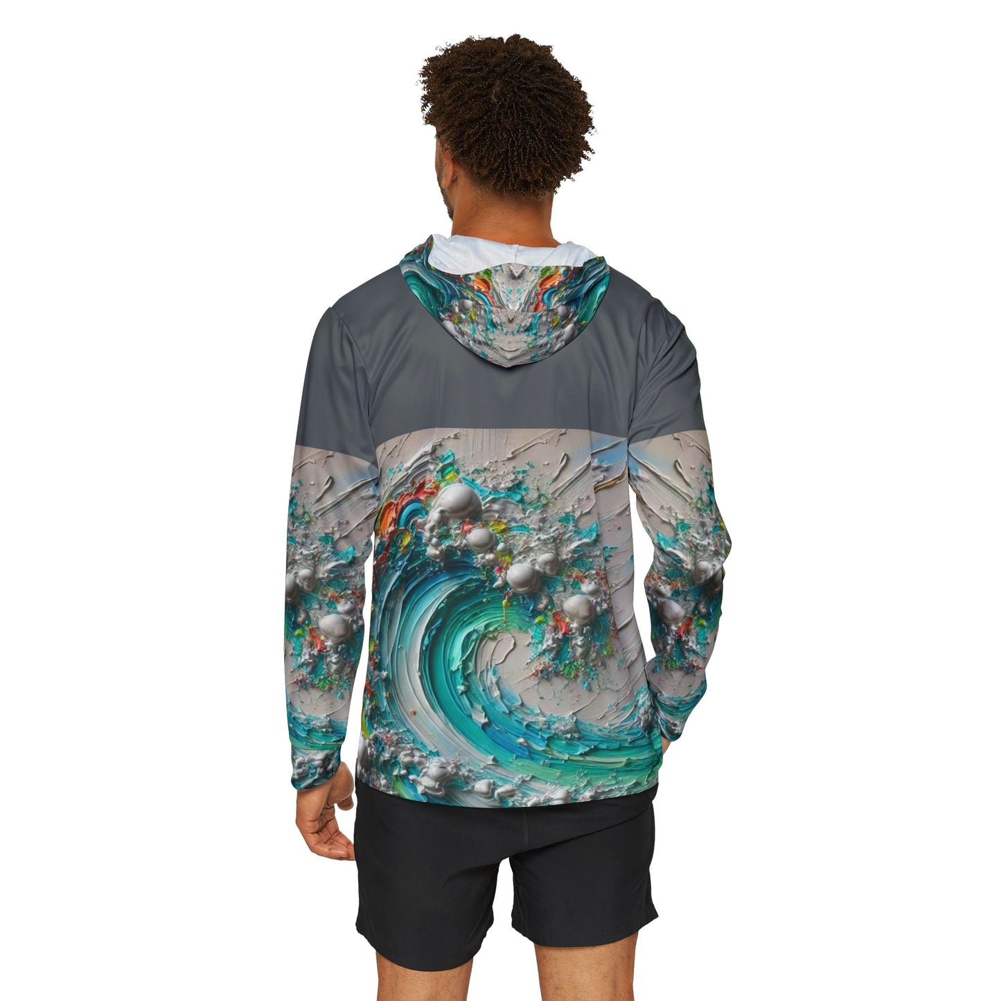 Men's Sports Warmup Hoodie (AOP), Abstract Paint Print