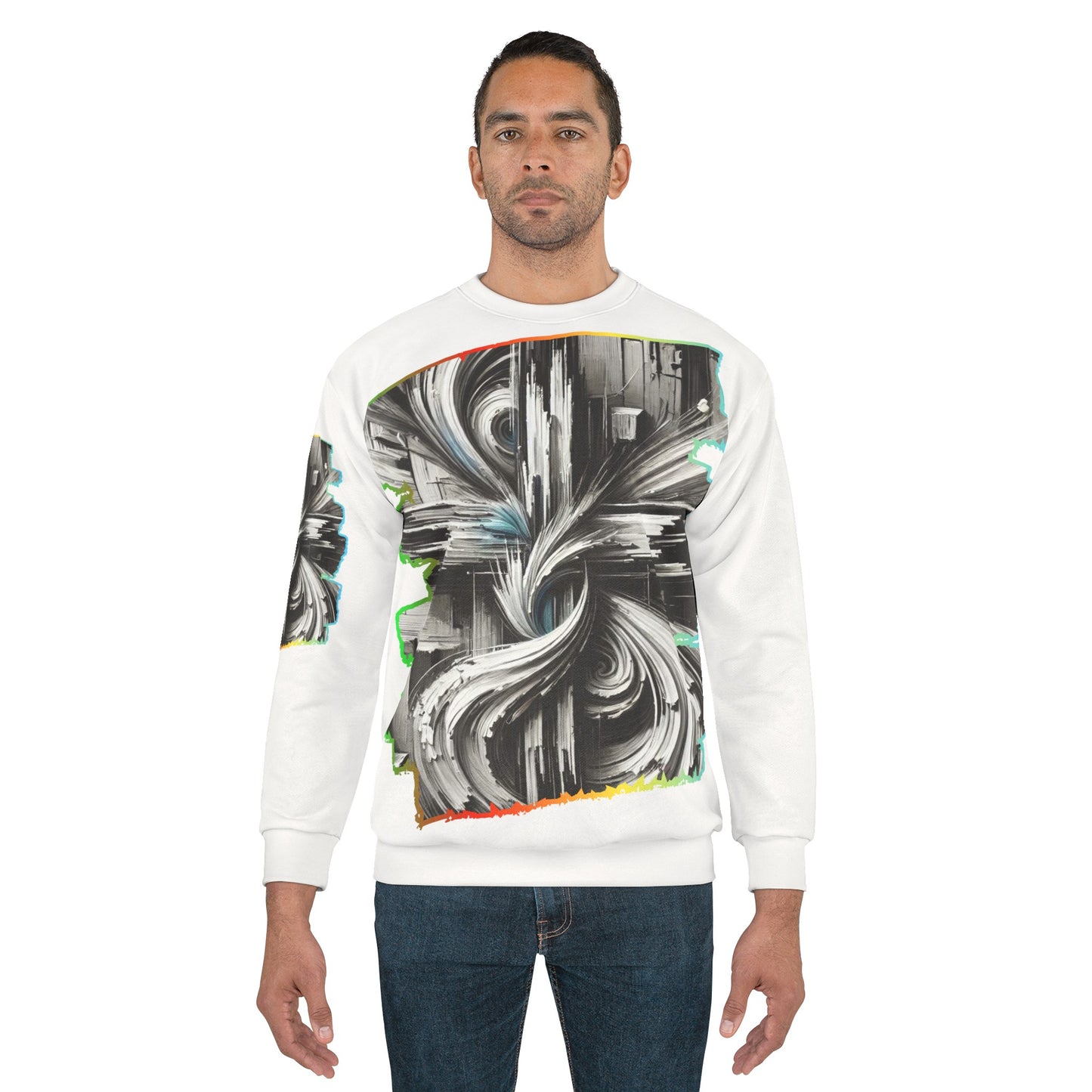 Unisex Sweatshirt (AOP) Abstract Print