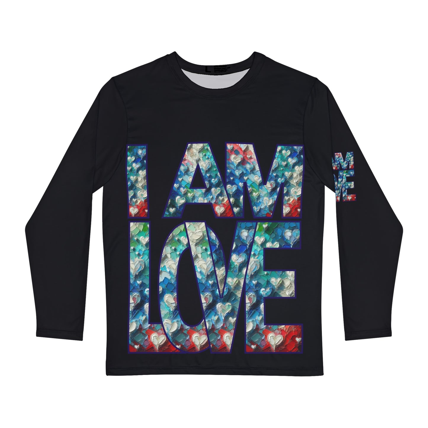 Men's Long Sleeve Shirt (AOP) "I Am Love"