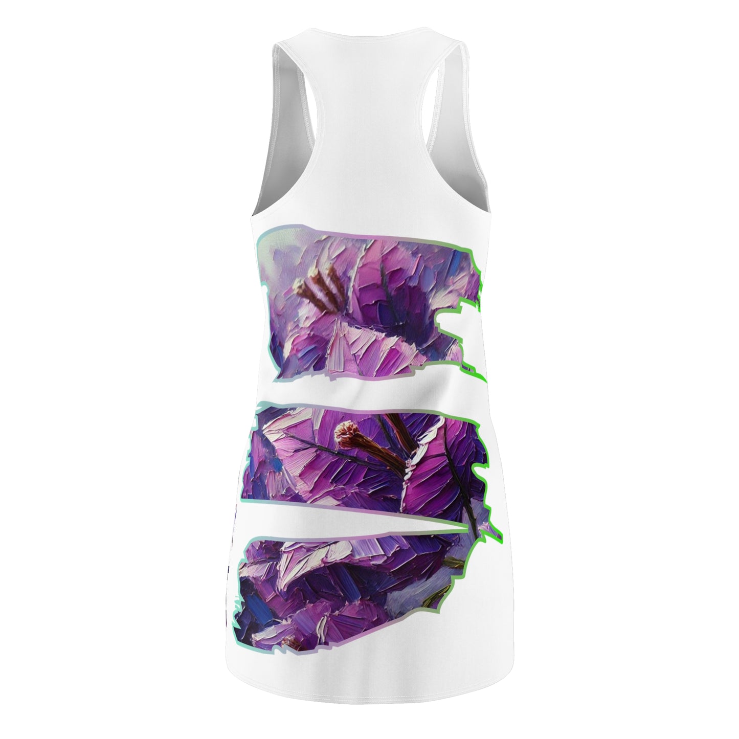 Women's Cut & Sew Racerback Dress (AOP) Floral Print