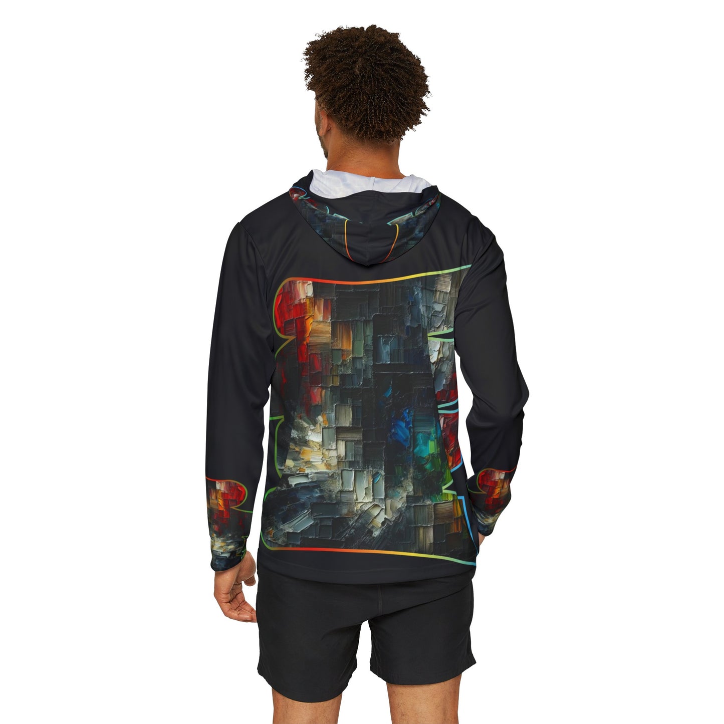 Men's Sports Warmup Hoodie (AOP), Abstract Print