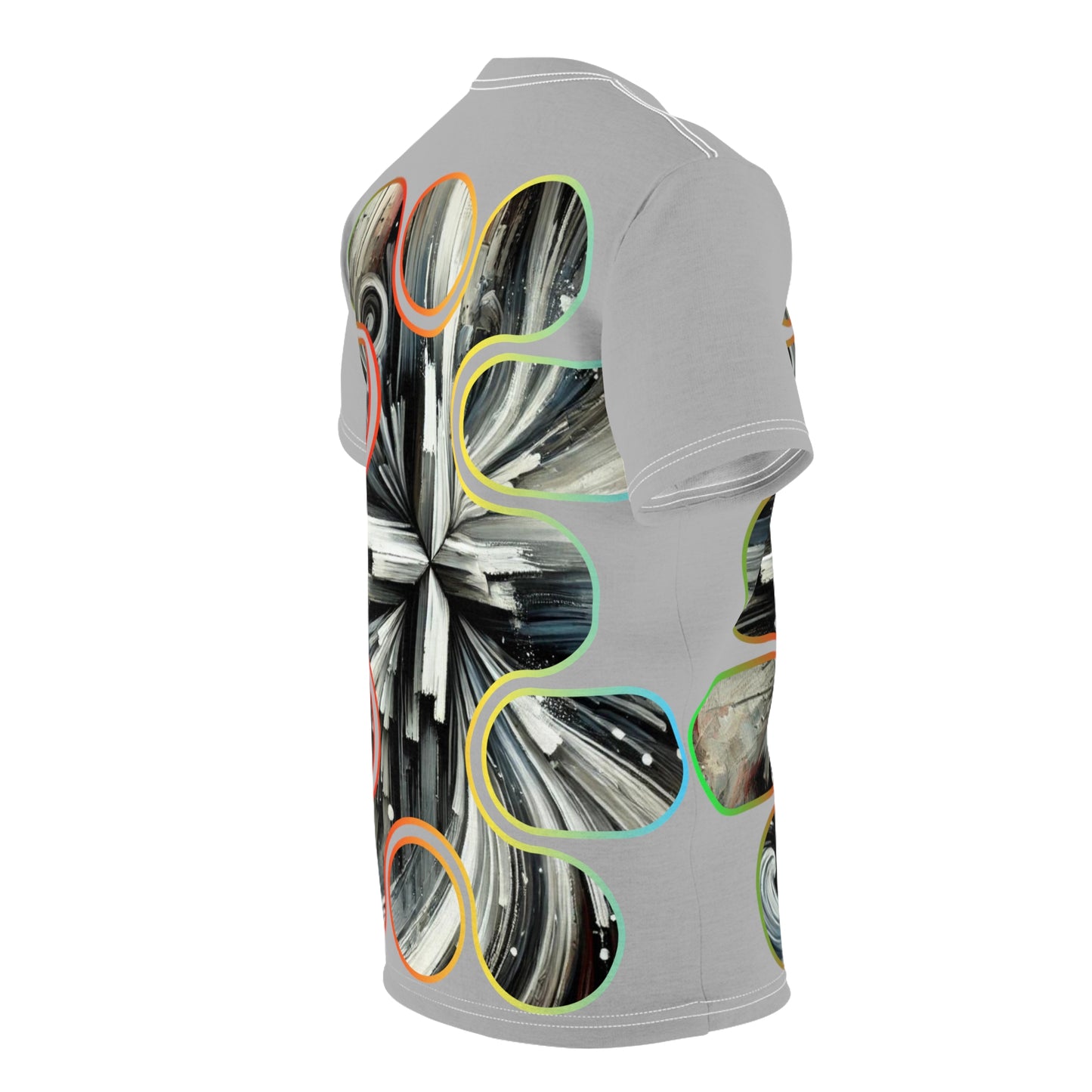 Unisex Cut & Sew Tee (AOP), Abstract