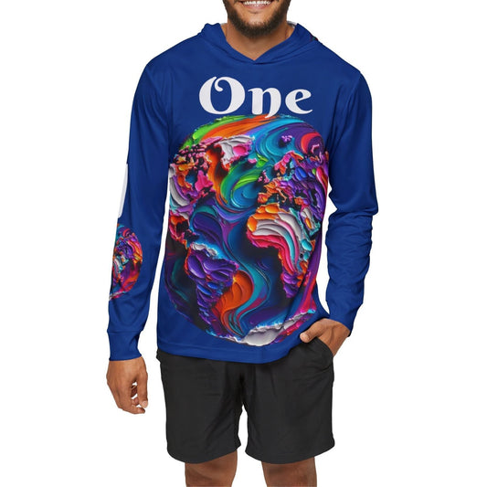 Men's Sports Warmup Hoodie (AOP), "One World"