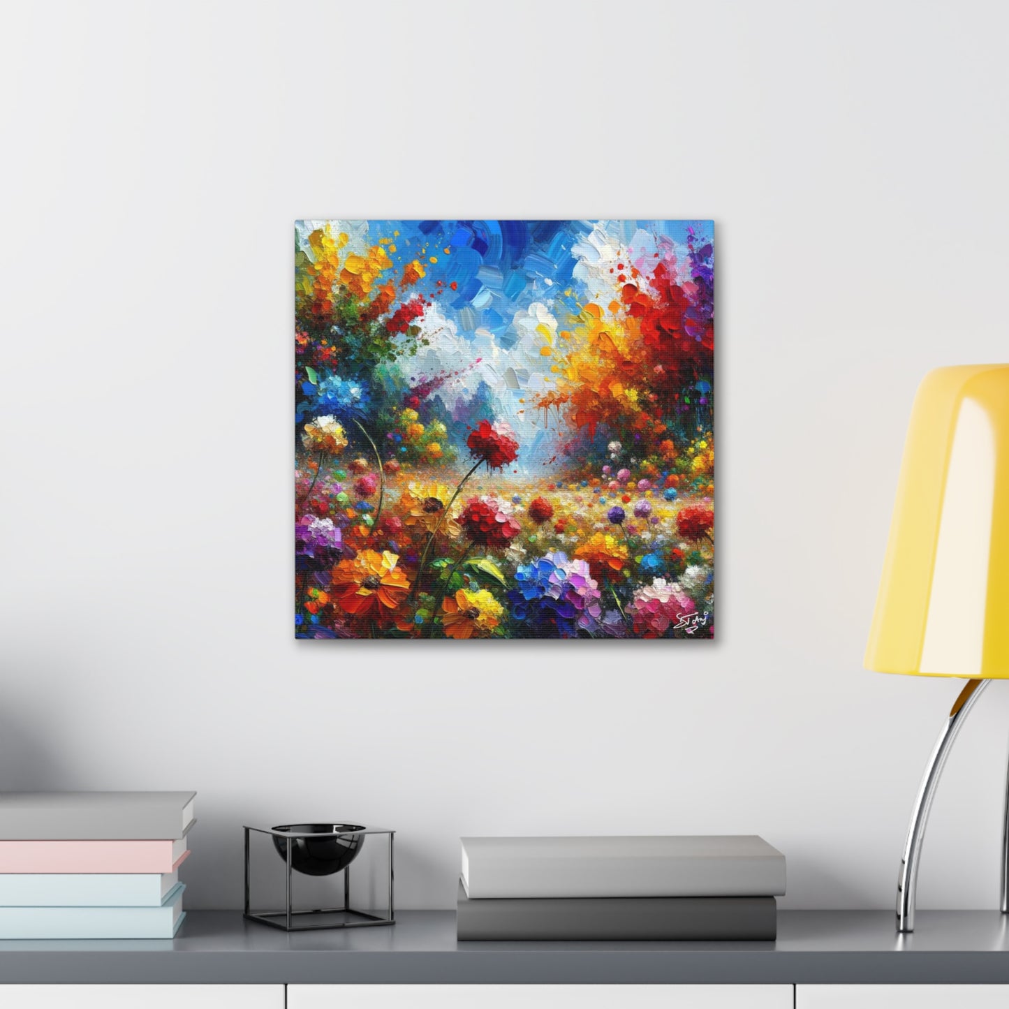 Art Print of Caribbean Flora & Fauna, Oil Finish, West Indian Art, Canvas Gallery Wraps