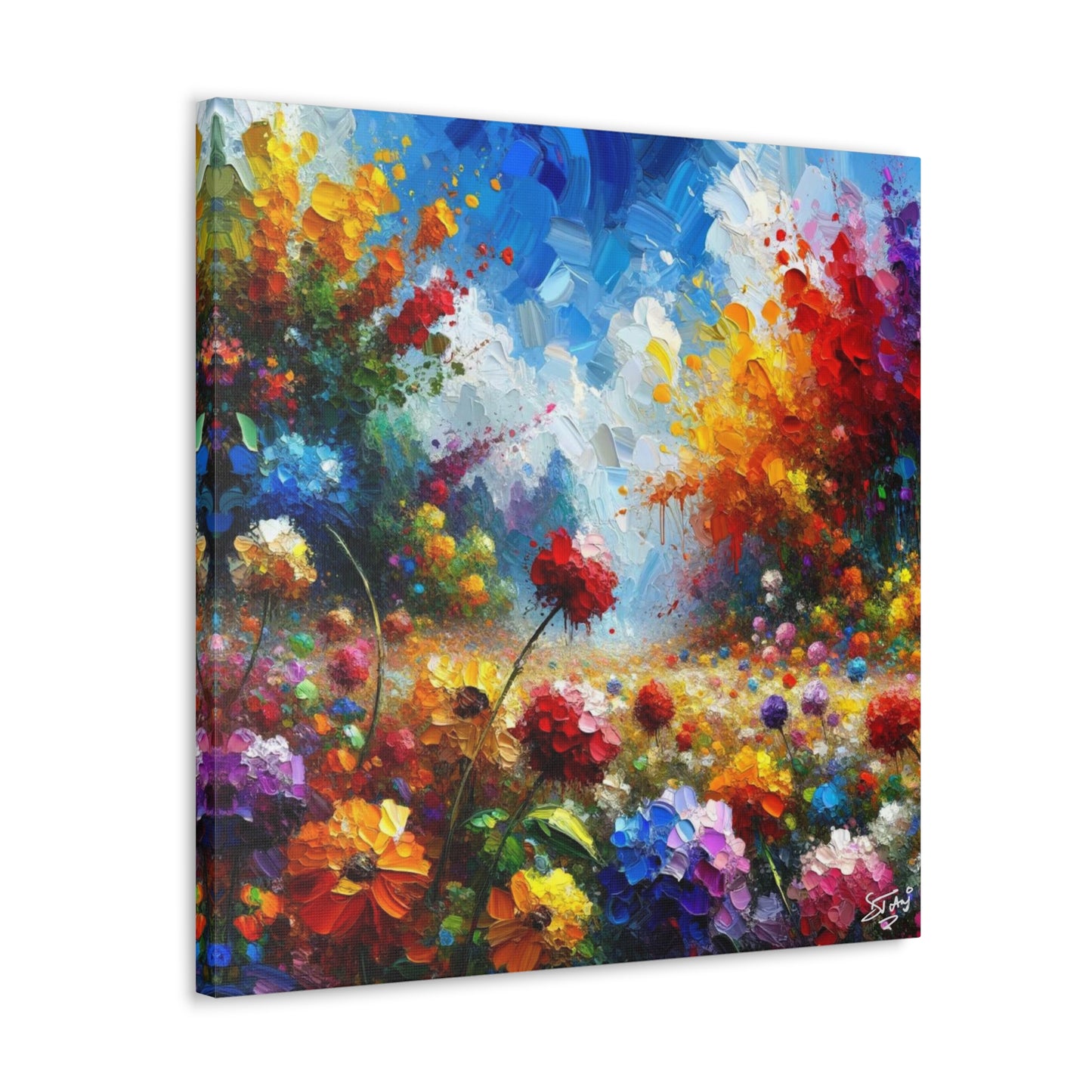 Art Print of Caribbean Flora & Fauna, Oil Finish, West Indian Art, Canvas Gallery Wraps