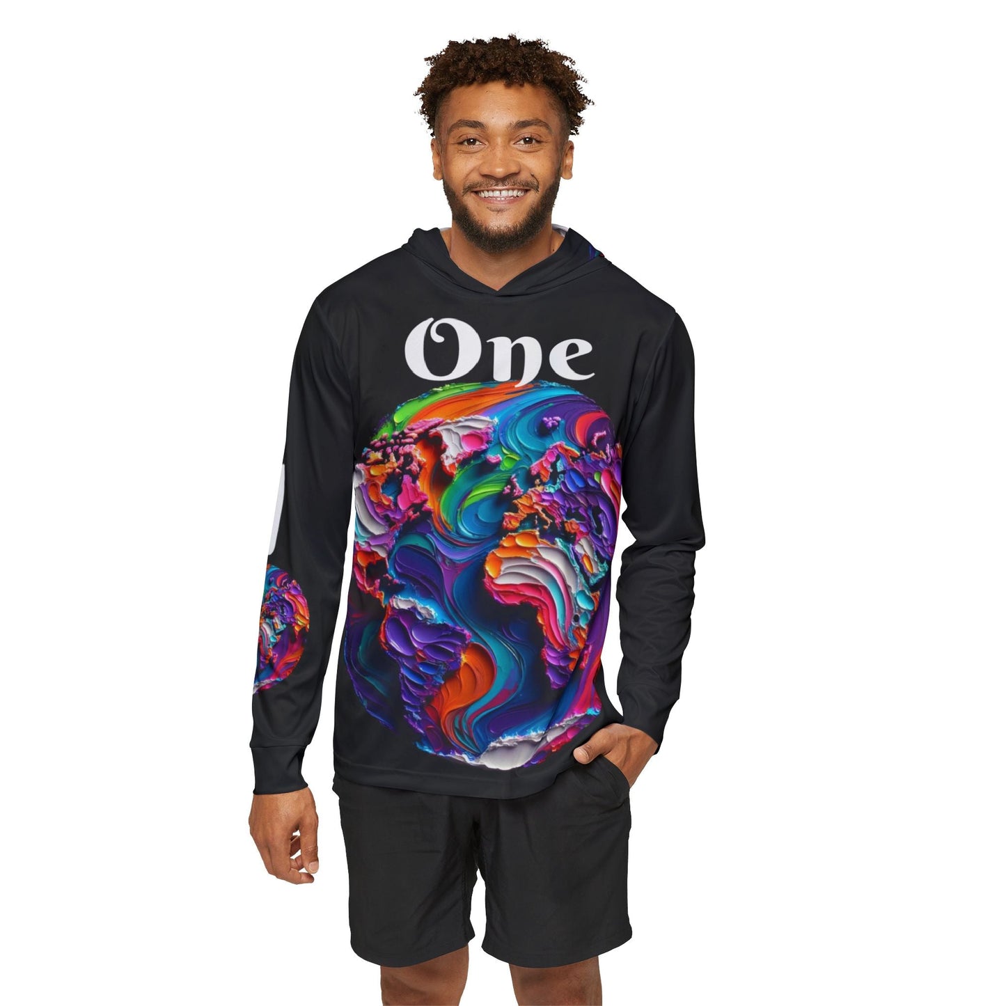 Men's Sports Warmup Hoodie (AOP), "One World"