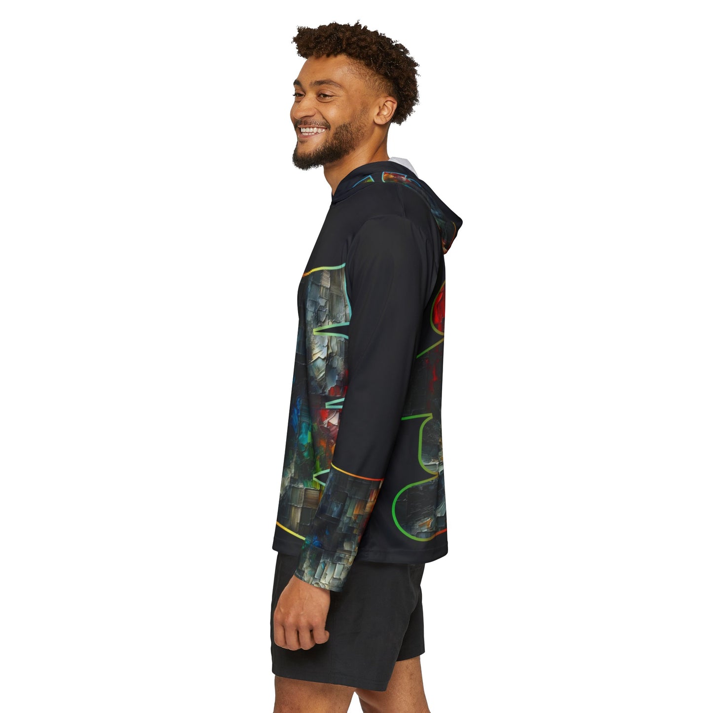 Men's Sports Warmup Hoodie (AOP), Abstract Print