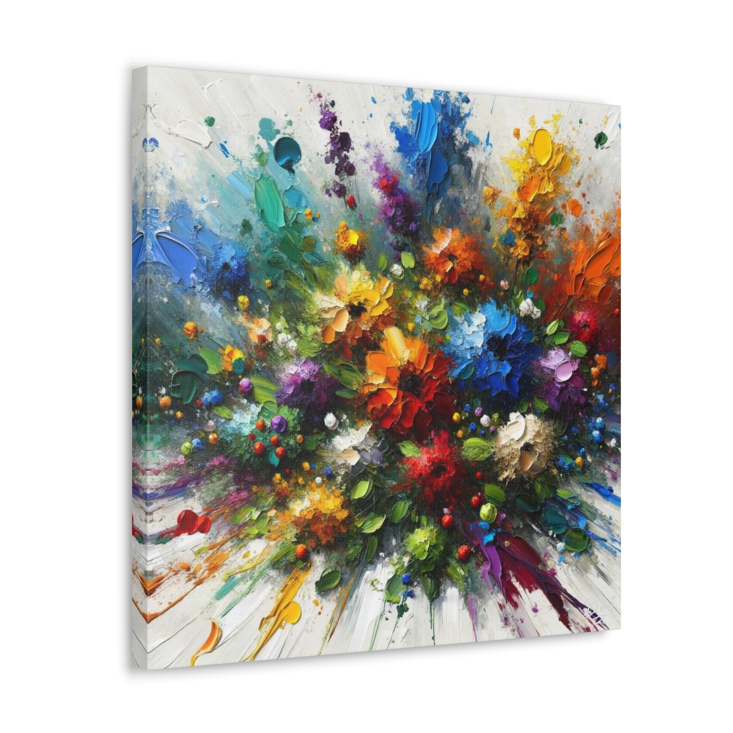 Art Print of Caribbean Bouquet, Oil Finish, West Indian Art, Canvas Gallery Wraps