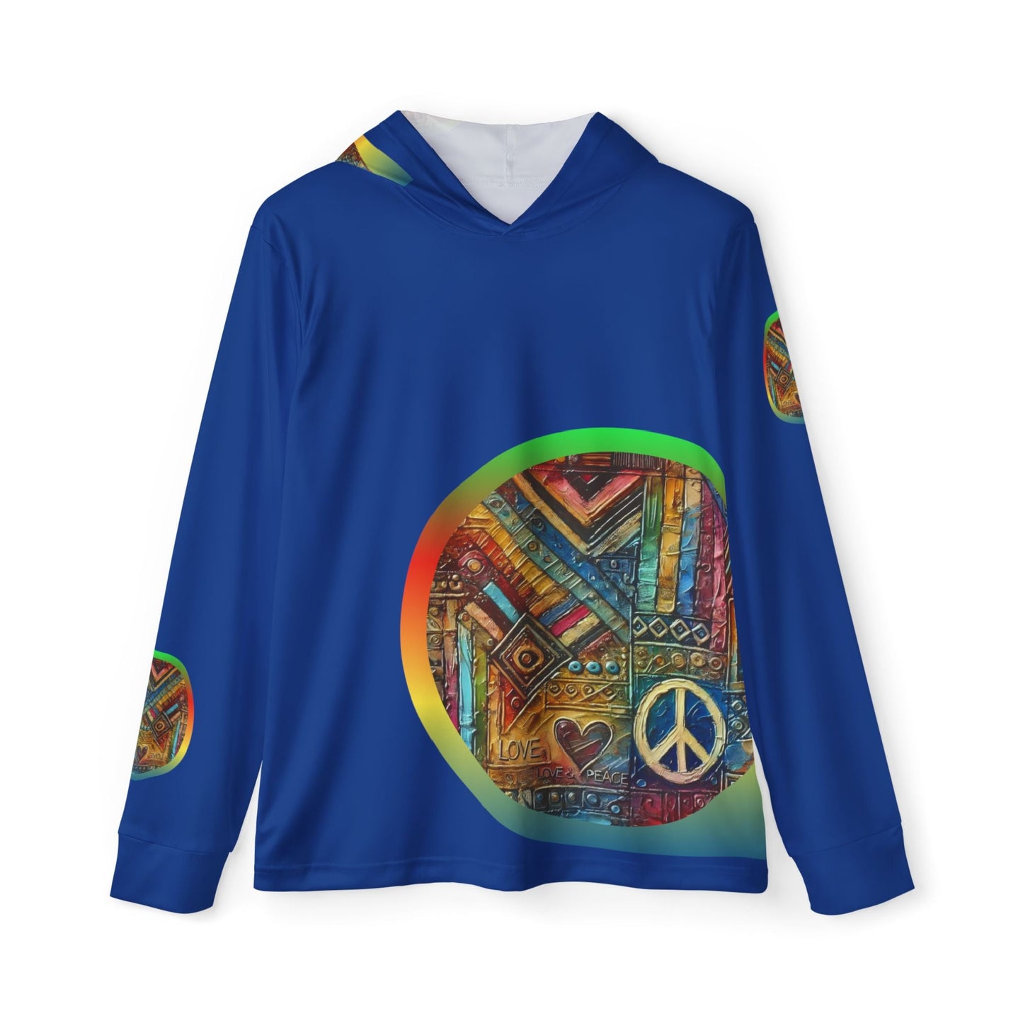 Men's Sports Warmup Hoodie (African Abstract Print)