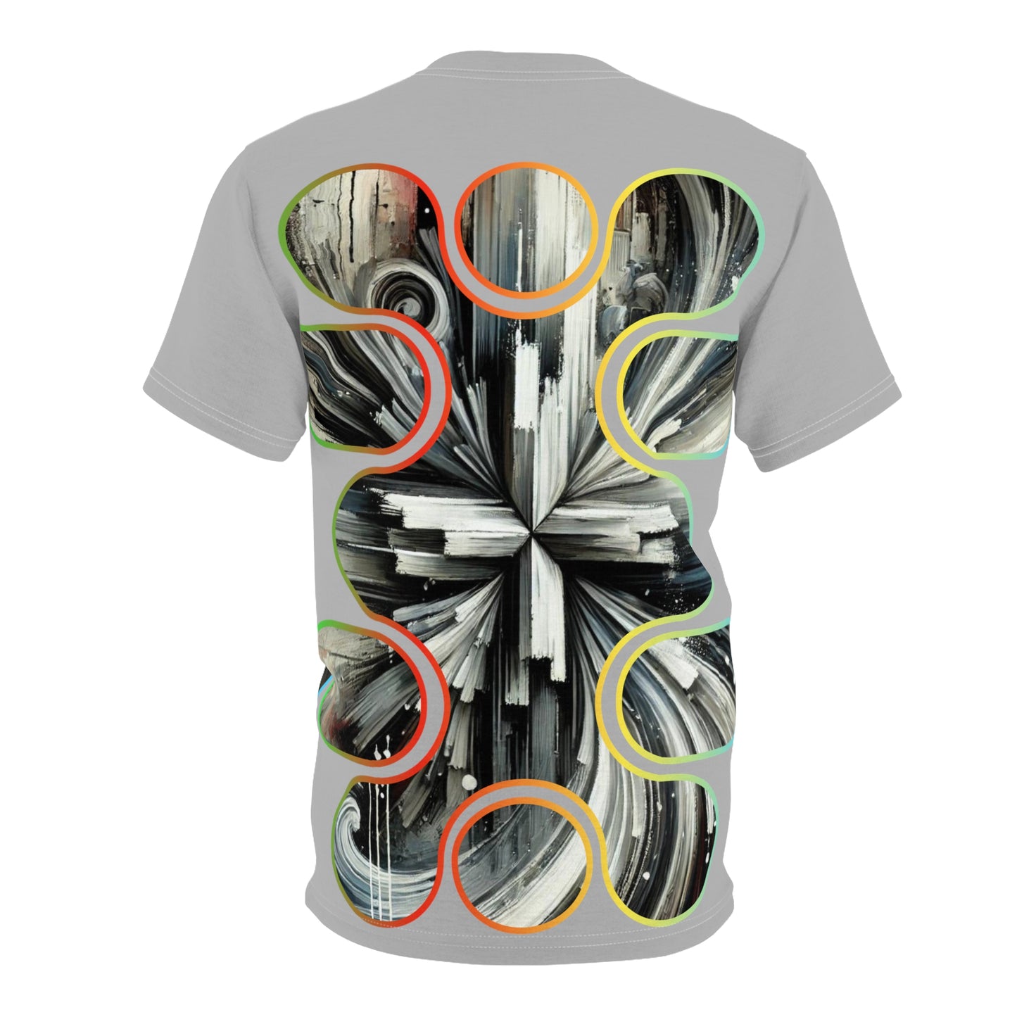 Unisex Cut & Sew Tee (AOP), Abstract