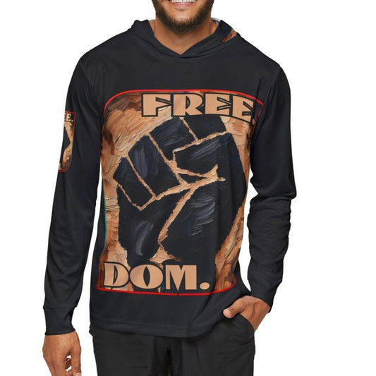 Men's Sports Warmup Hoodie "FREE.DOM."