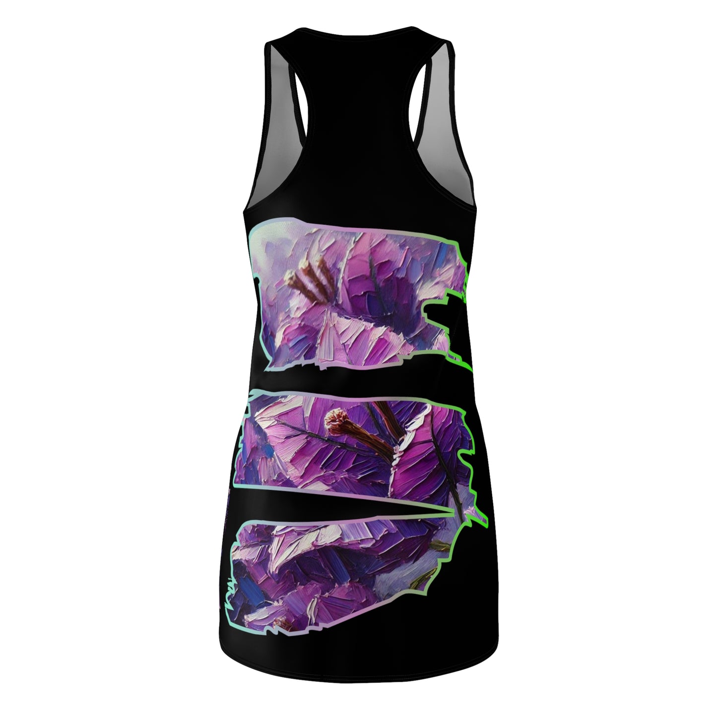 Women's Cut & Sew Racerback Dress (AOP) Floral Print