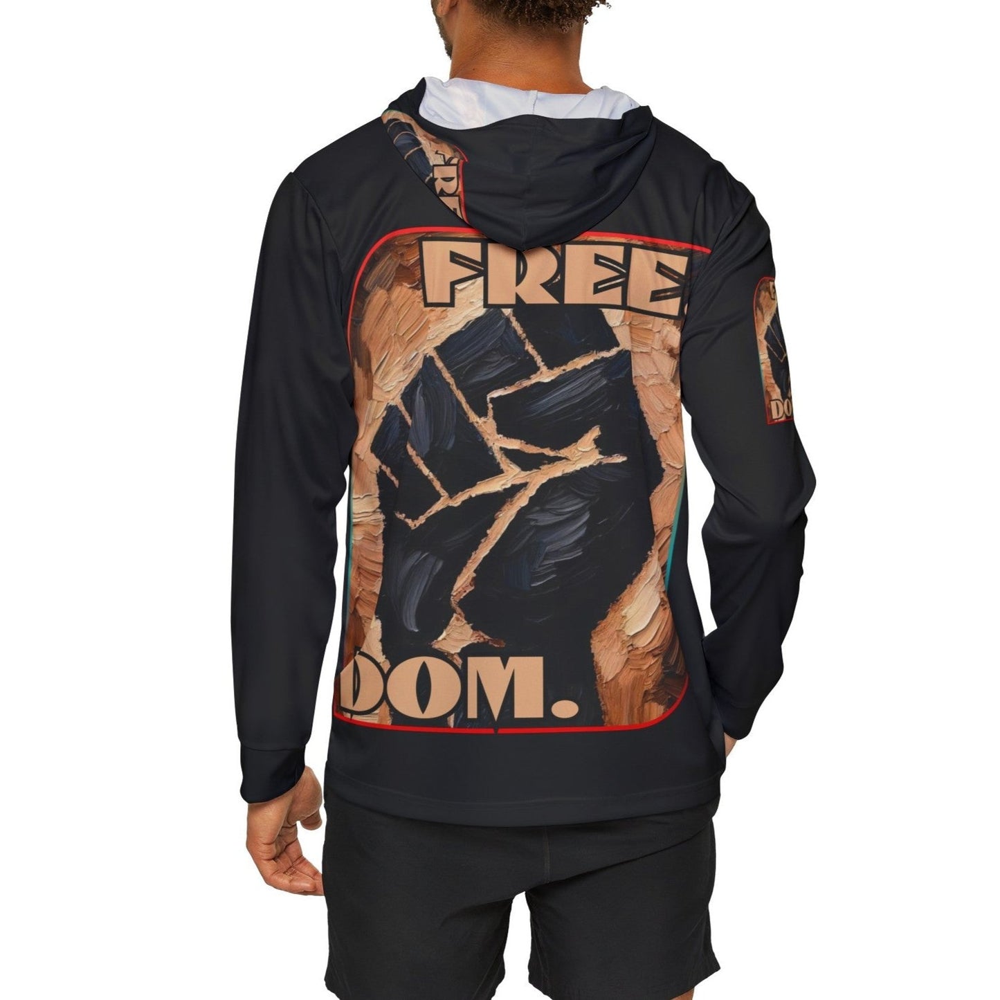 Men's Sports Warmup Hoodie "FREE.DOM."