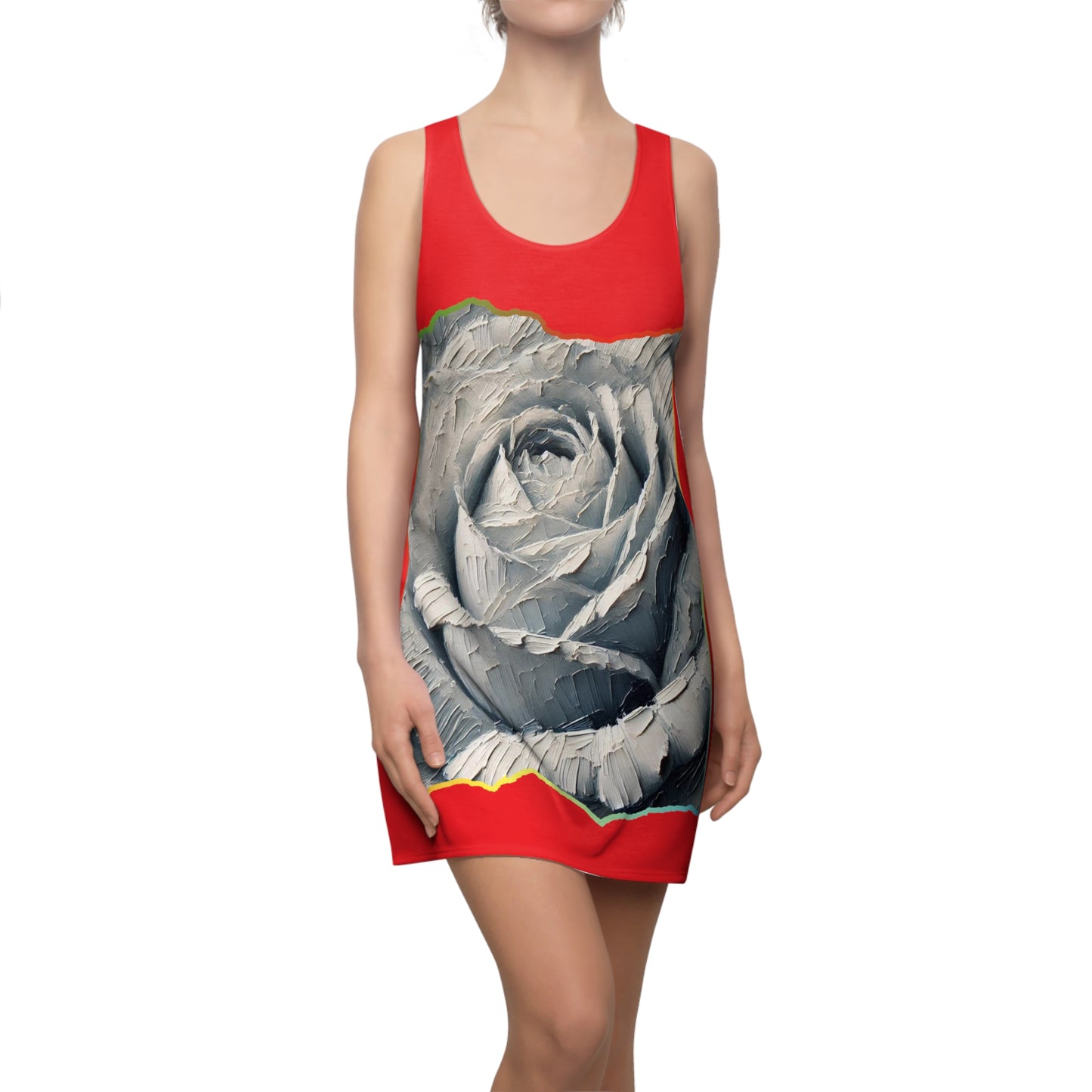 Women's Cut & Sew Racerback Dress (AOP) Floral Print