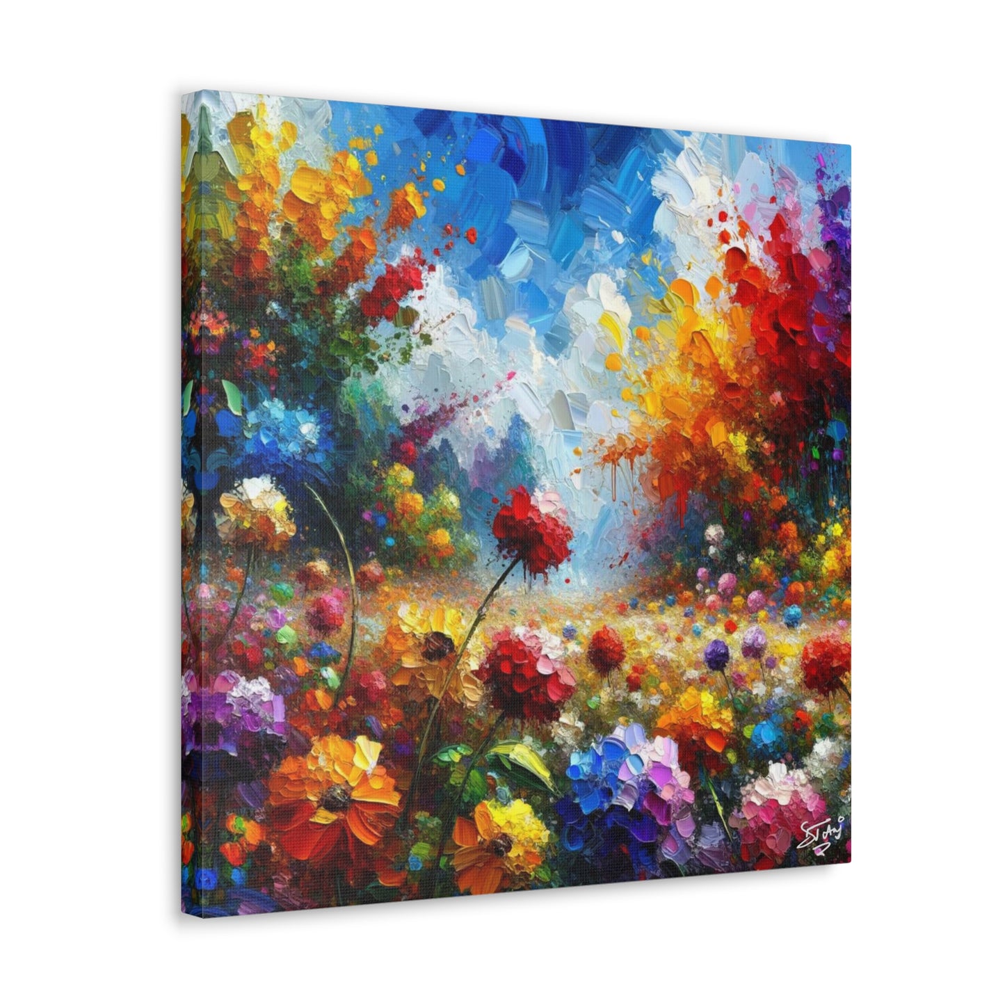 Art Print of Caribbean Flora & Fauna, Oil Finish, West Indian Art, Canvas Gallery Wraps