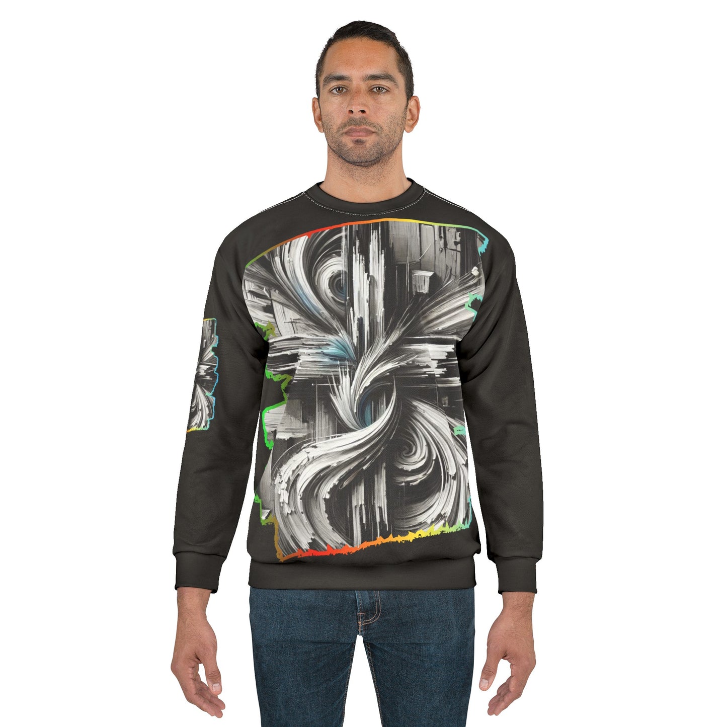 Unisex Sweatshirt (AOP) Abstract Print