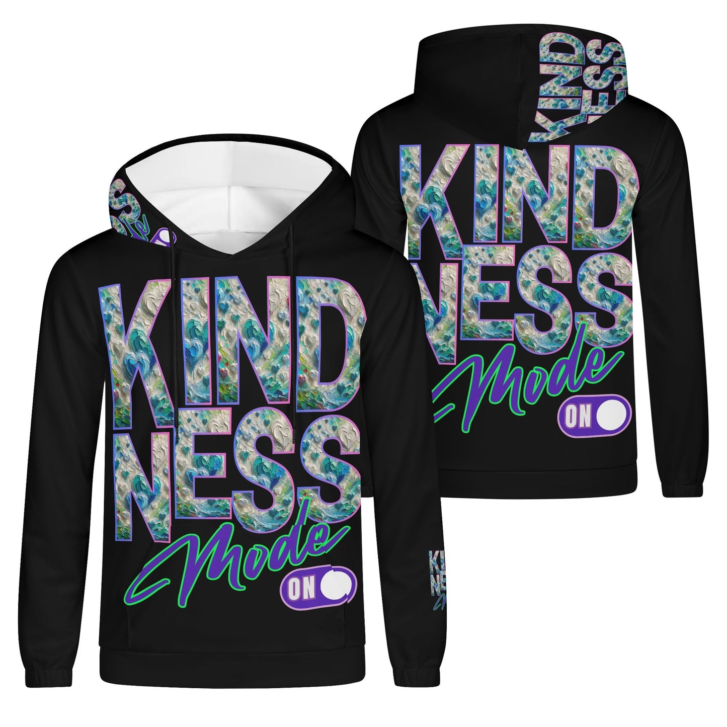 Mens Lightweight Hoodie "KINDNESS Mode On"