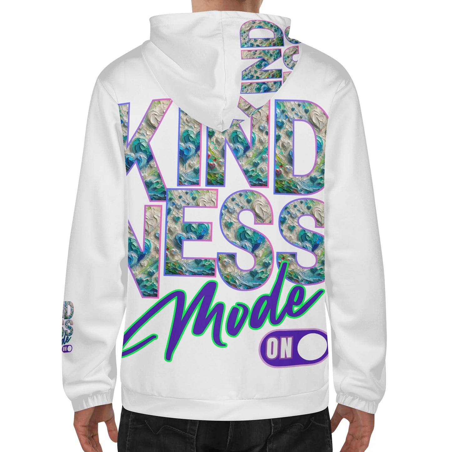 Mens Lightweight Hoodie "KINDNESS Mode On"