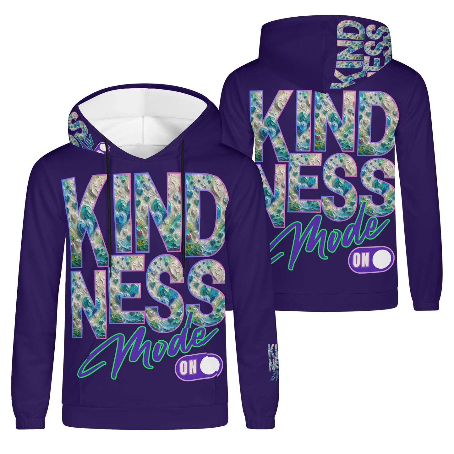 Mens Lightweight Hoodie "KINDNESS Mode On"