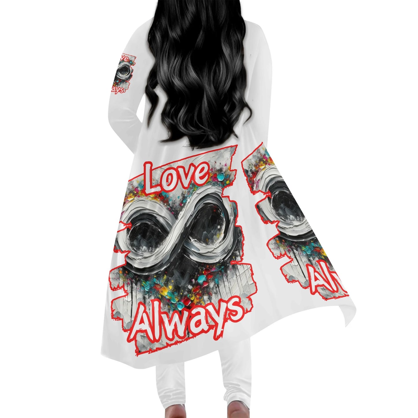 Long Sleeve Cardigan and Leggings Set "Love Always"