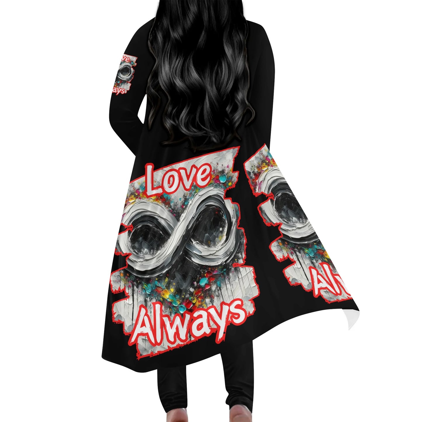 Long Sleeve Cardigan and Leggings Set "Love Always"