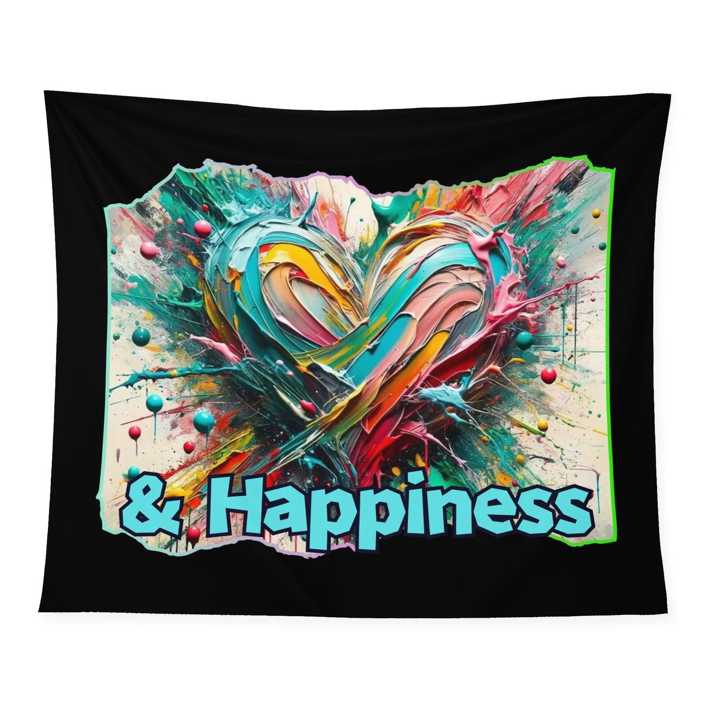 Wall Tapestry Love & Happiness