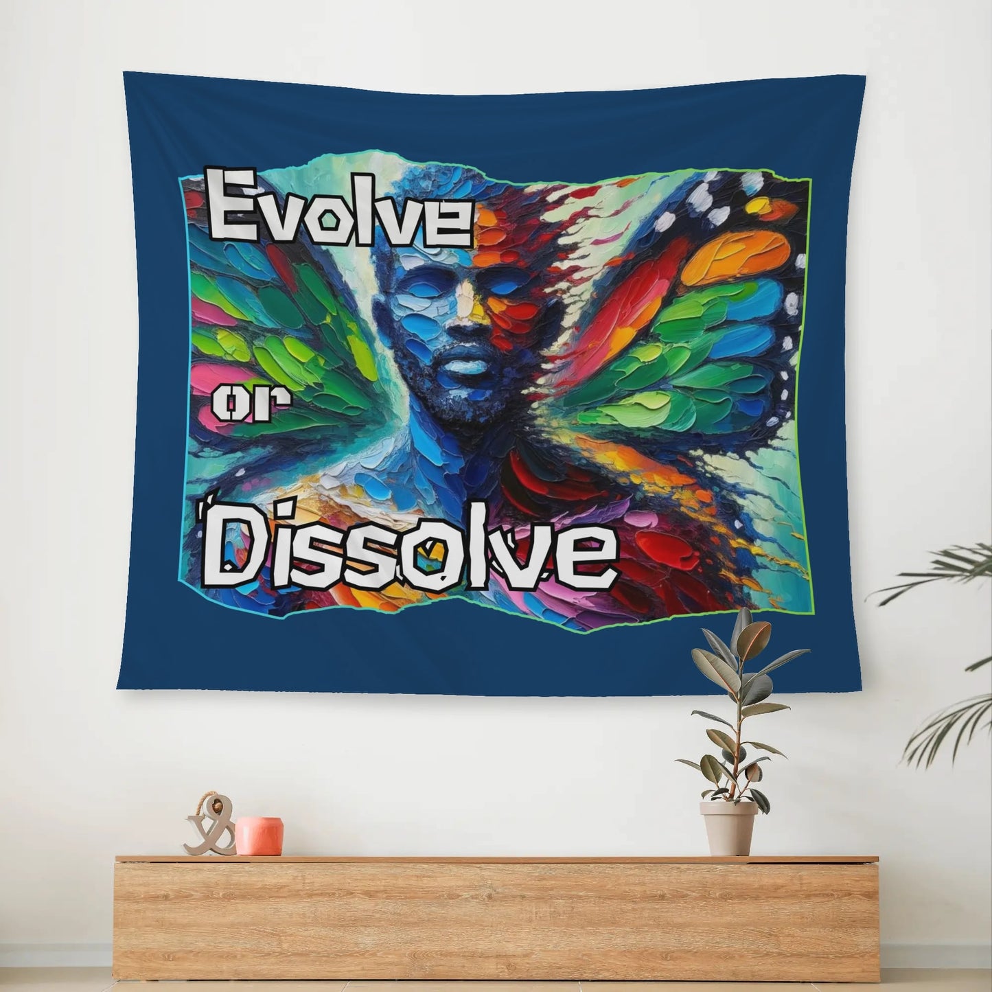 Wall Tapestry Evolve or Dissole