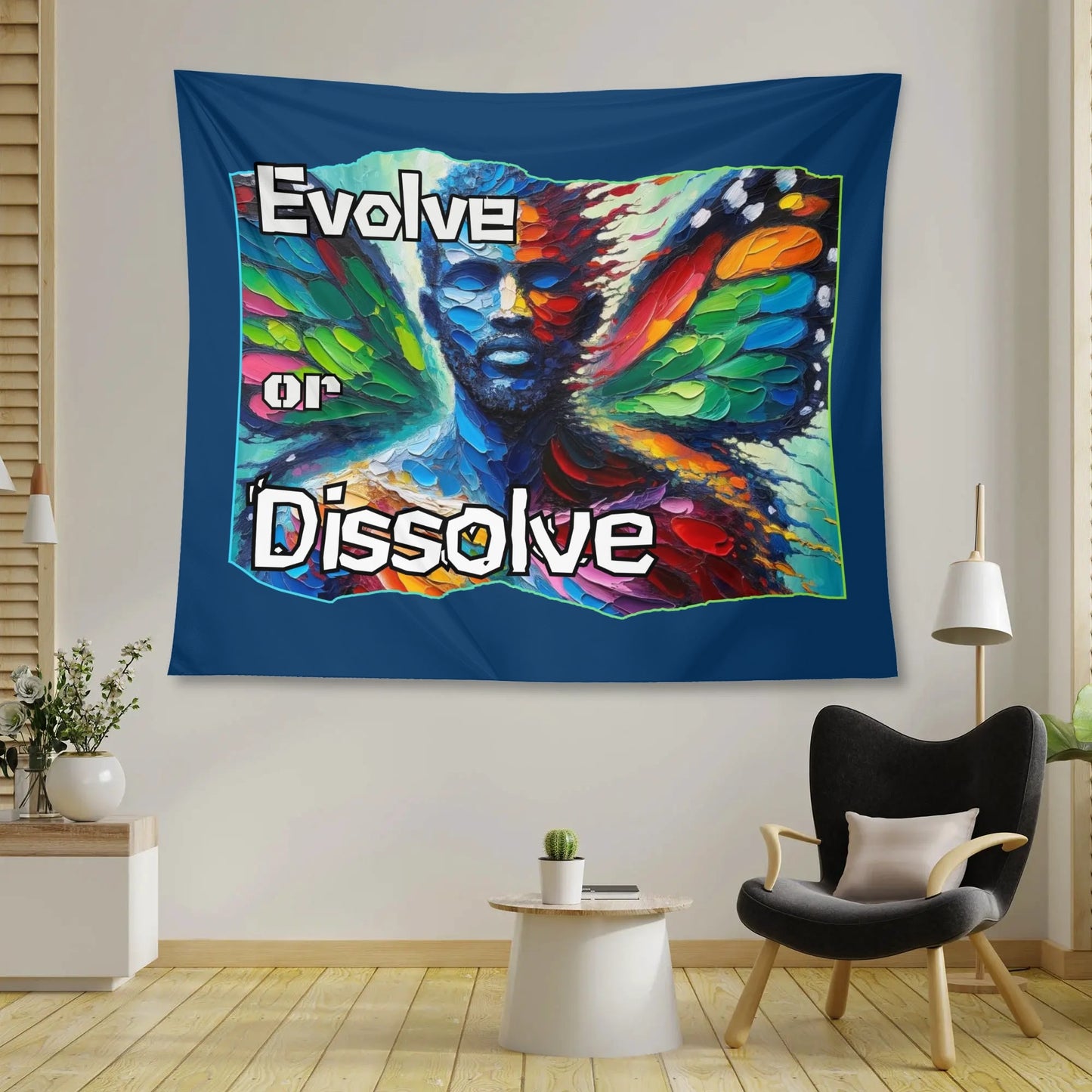 Wall Tapestry Evolve or Dissole