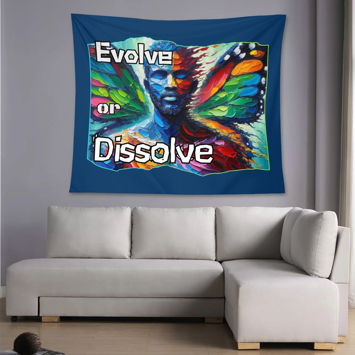 Wall Tapestry Evolve or Dissole