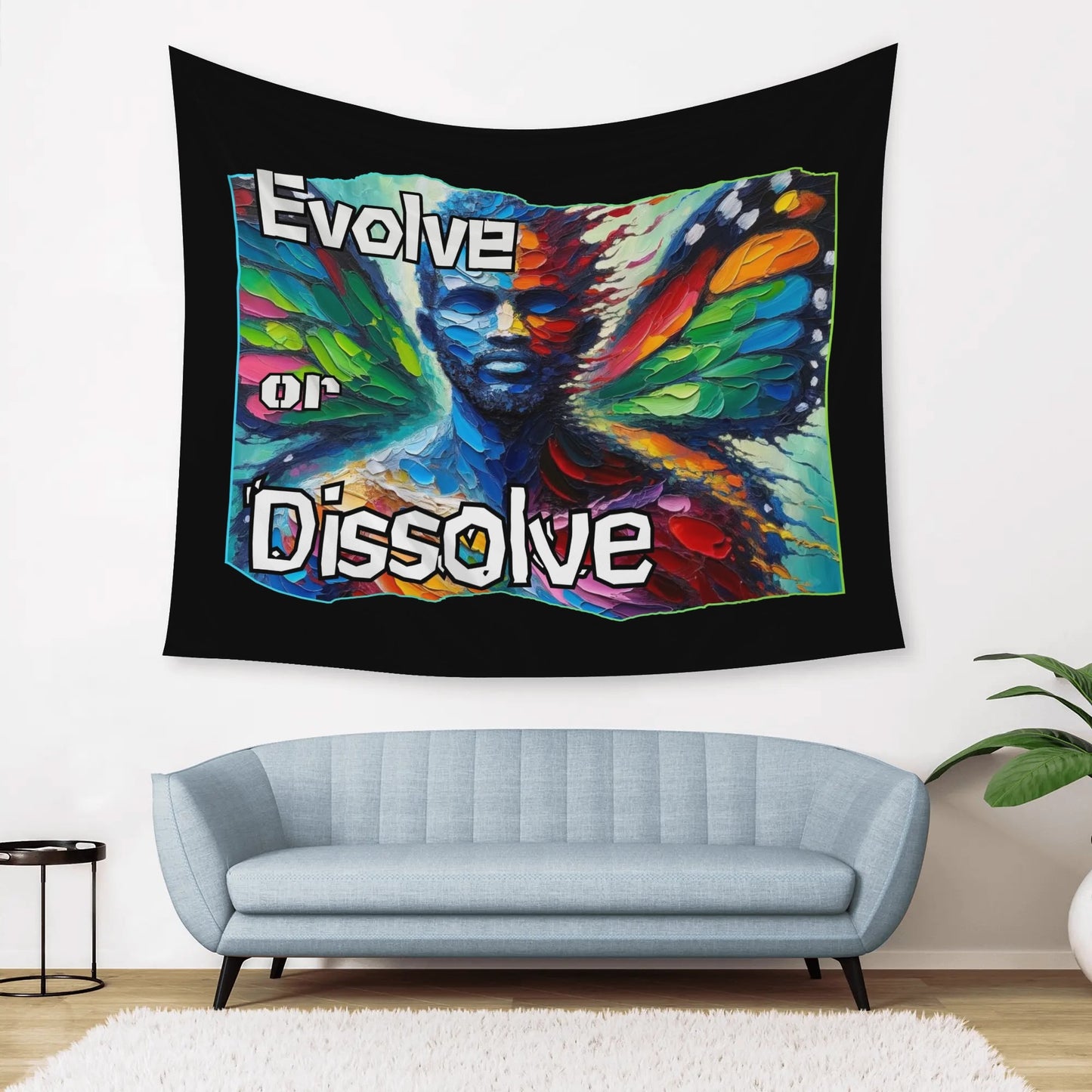 Wall Tapestry Evolve or Dissole