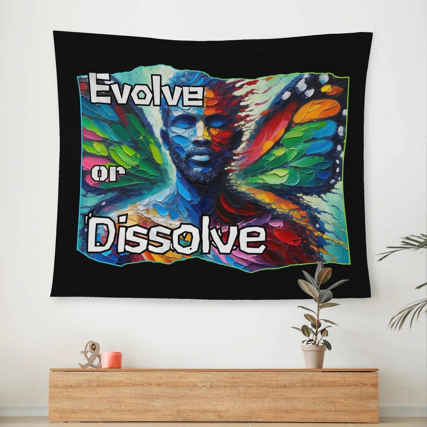 Wall Tapestry Evolve or Dissole