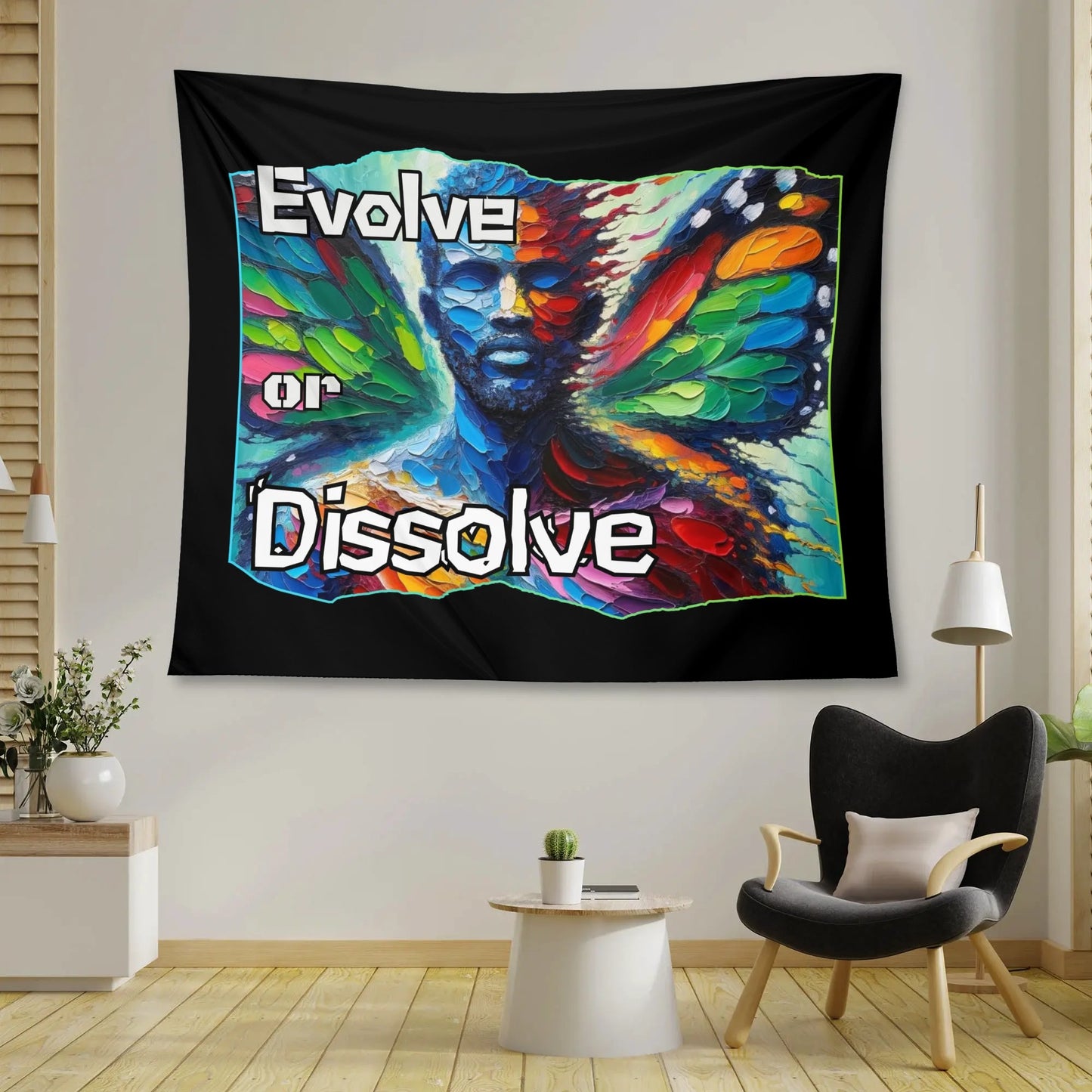 Wall Tapestry Evolve or Dissole